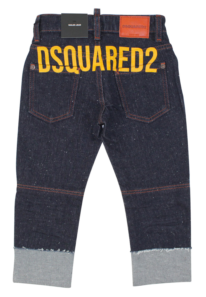ViaMonte Shop | Dsquared2 teen Sailor jeans in denim di cotone