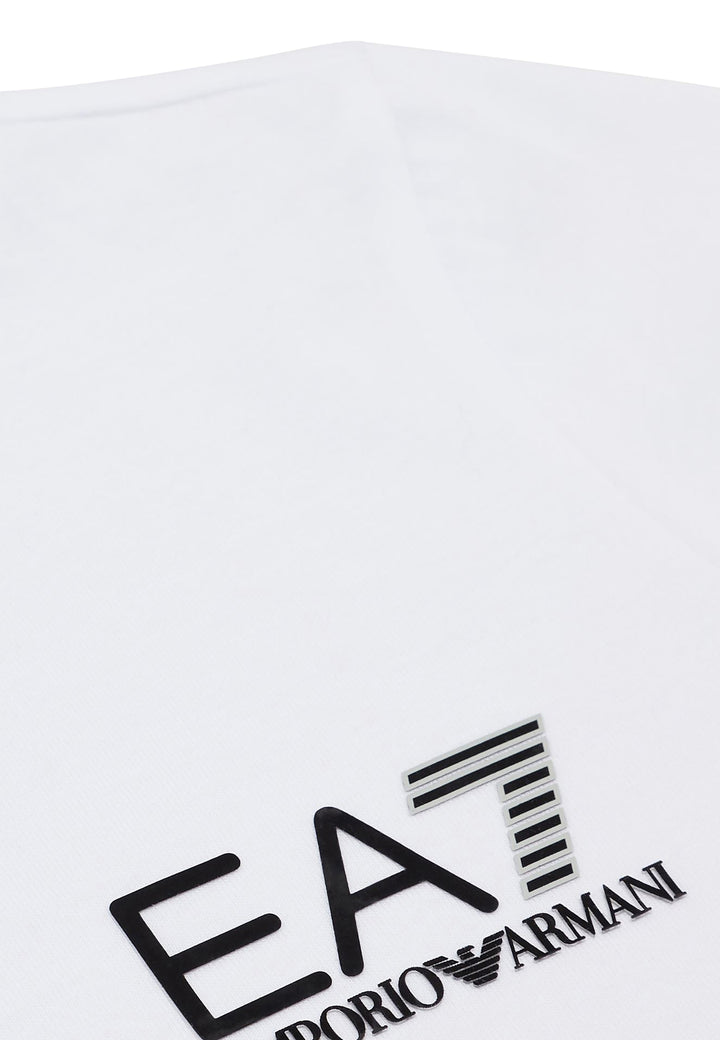 ViaMonte Shop | EA7 Emporio Armani t-shirt teen bianca in cotone