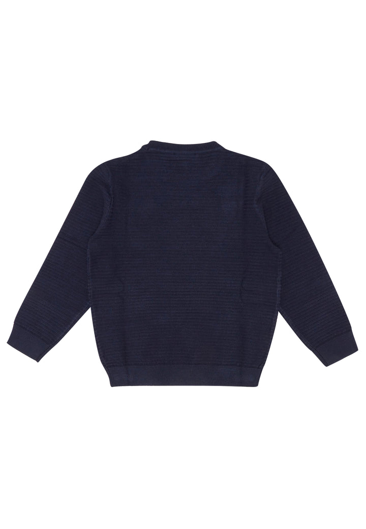 ViaMonte Shop | Emporio Armani maglia bambino blu in misto viscosa