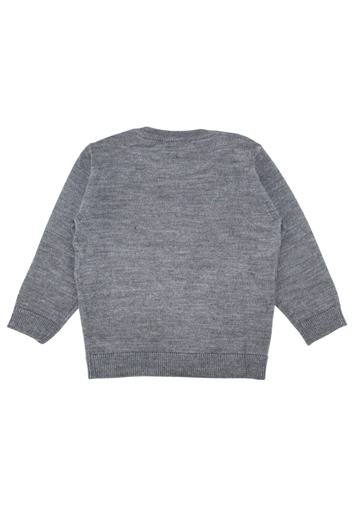 ViaMonte Shop | Emporio Armani baby boy maglia grigia in misto lana