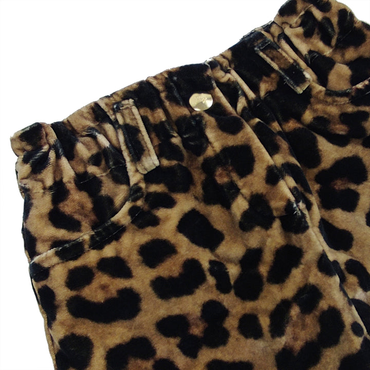 ViaMonte Shop | Fay baby girl gonna stampa animalier in velluto