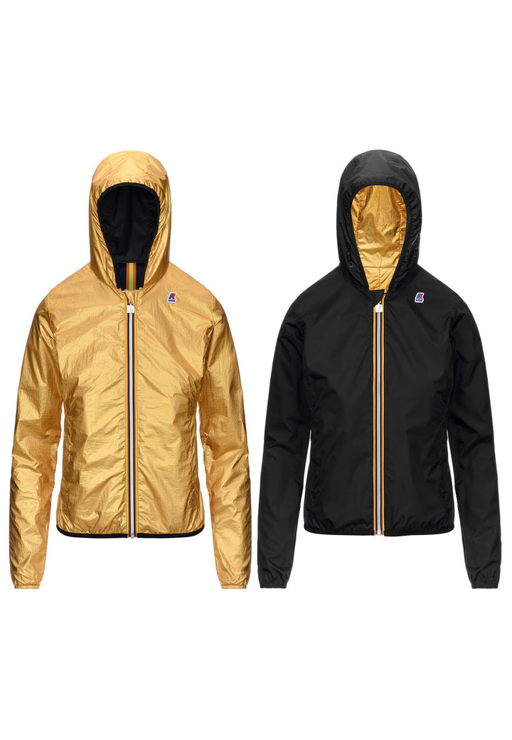 ViaMonte Shop | K-Way teen giacca Lily plus.2 double gold metal in nylon