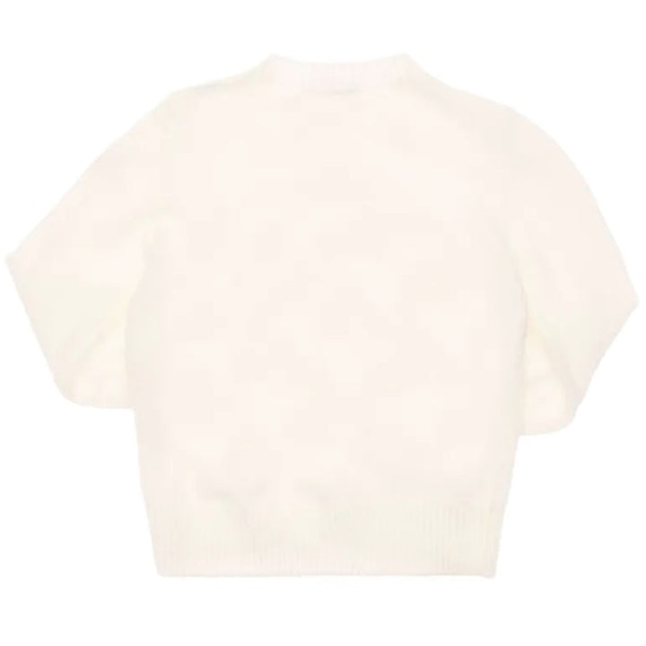 ViaMonte Shop | Moncler Enfant maglia baby boy panna in pura lana