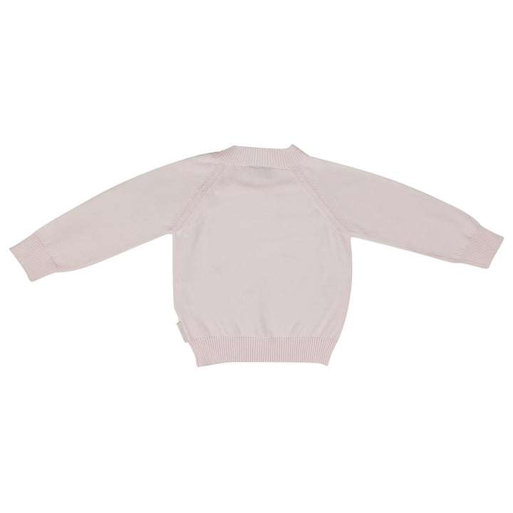 ViaMonte Shop | Moncler Enfant maglia baby girl rosa in puro cotone