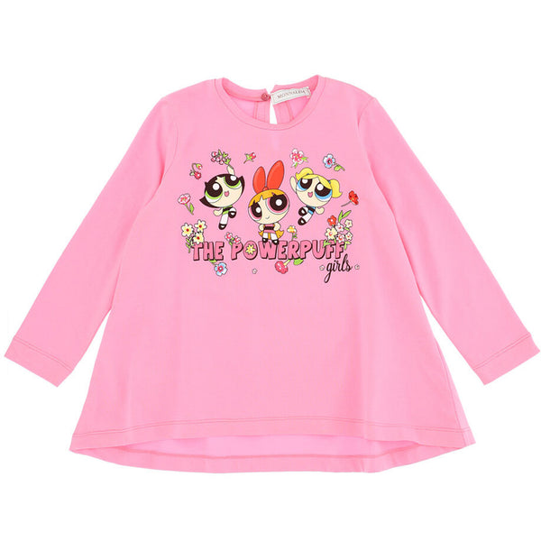ViaMonte Shop | Monnalisa bambina t-shirt rosa caramella in jersey di cotone