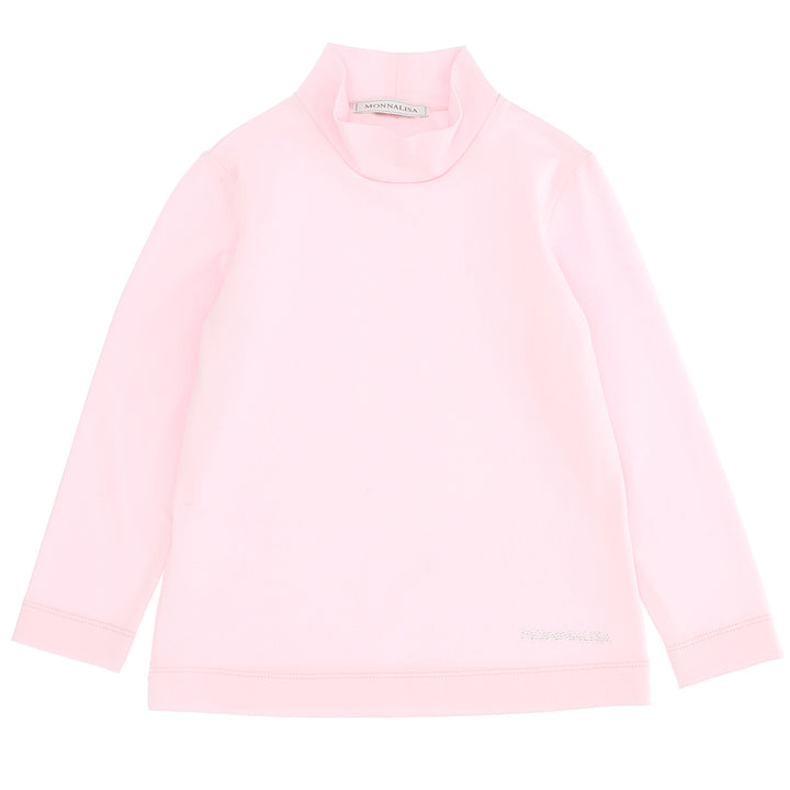 ViaMonte Shop | Monnalisa lupetto bambina rosa in cotone stretch