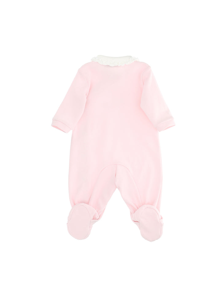 ViaMonte Shop | Monnalisa tutina baby girl rosa in cotone interlock