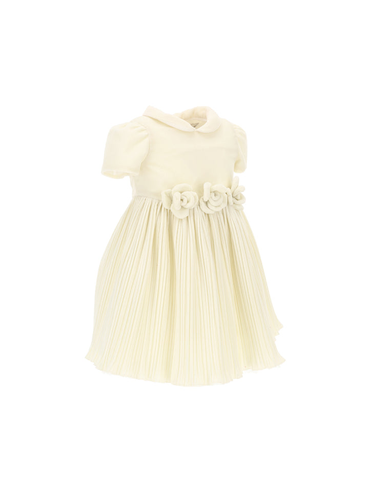 ViaMonte Shop | Monnalisa baby girl abito panna in velluto