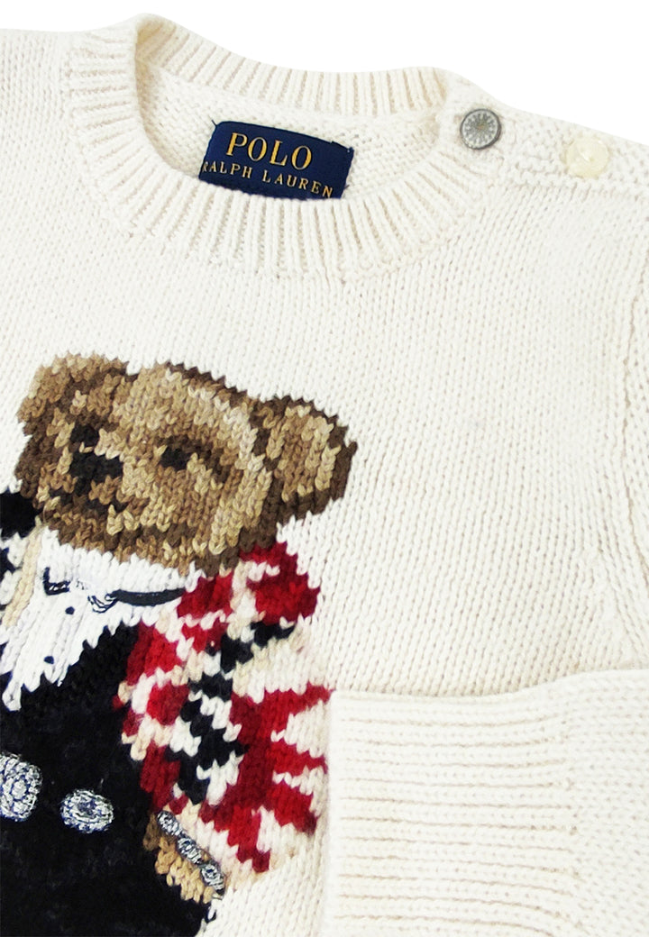 ViaMonte Shop | Ralph Lauren maglia bambina crema in cotone