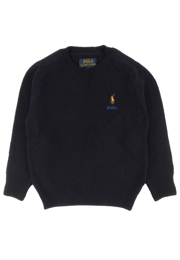 ViaMonte Shop | Ralph Lauren bambino maglia in misto cashmere blu