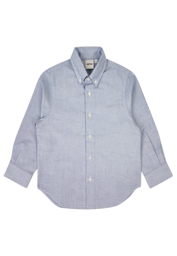 ViaMonte Shop | Aspesi bambino camicia oxford azzurra in cotone