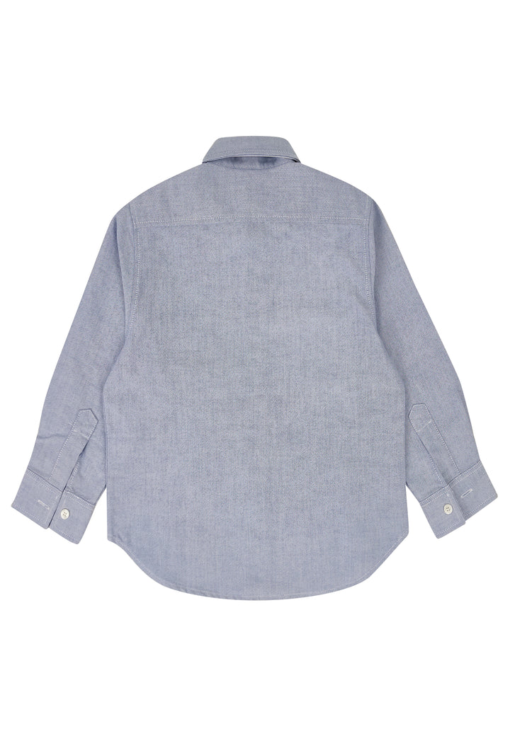 ViaMonte Shop | Aspesi bambino camicia oxford azzurra in cotone