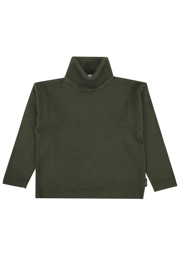 ViaMonte Shop | Aspesi bambino maglia verde mimetico in lana merino