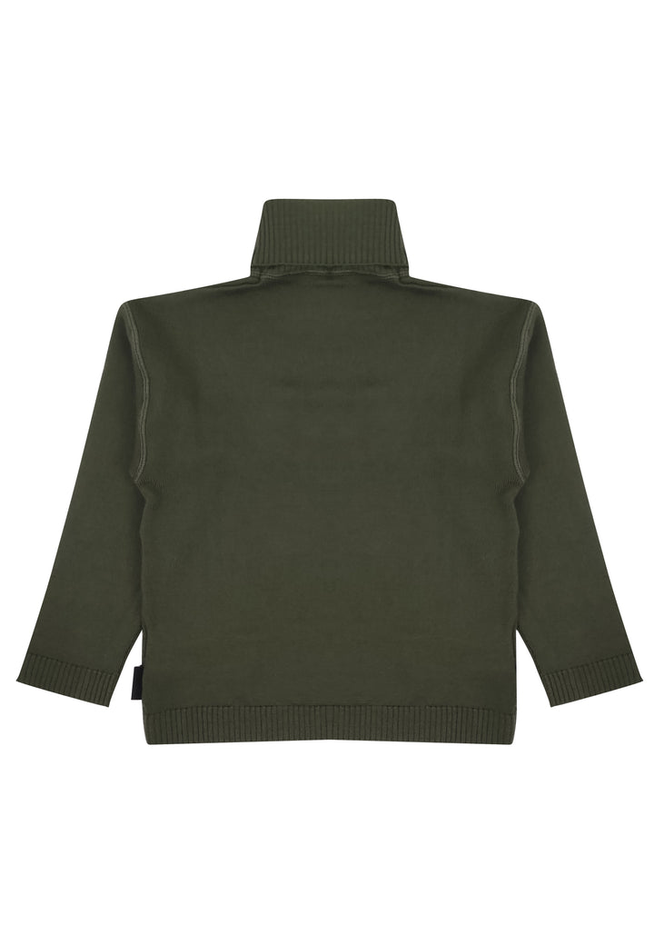 ViaMonte Shop | Aspesi bambino maglia verde mimetico in lana merino