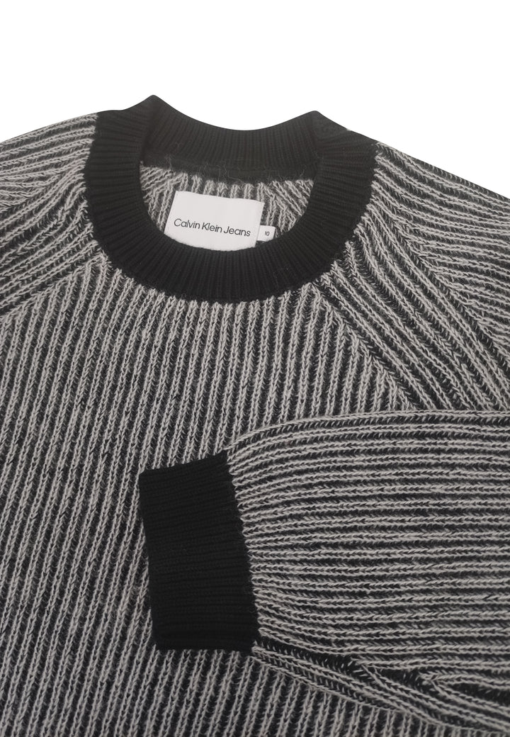 ViaMonte Shop | Calvin Klein Jeans bambino maglia bicolor in misto cotone