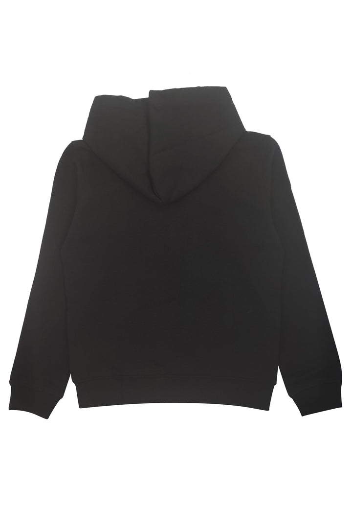 ViaMonte Shop | Calvin Klein Jeans bambino felpa nera in cotone biologico
