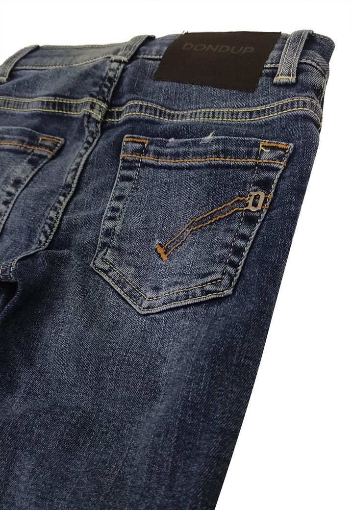 ViaMonte Shop | Dondup kids jeans teen George skinny fit in denim di cotone