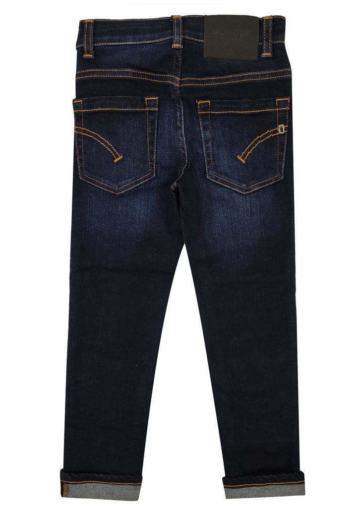 ViaMonte Shop | Dondup kids jeans bambino George skinny fit nero in denim used