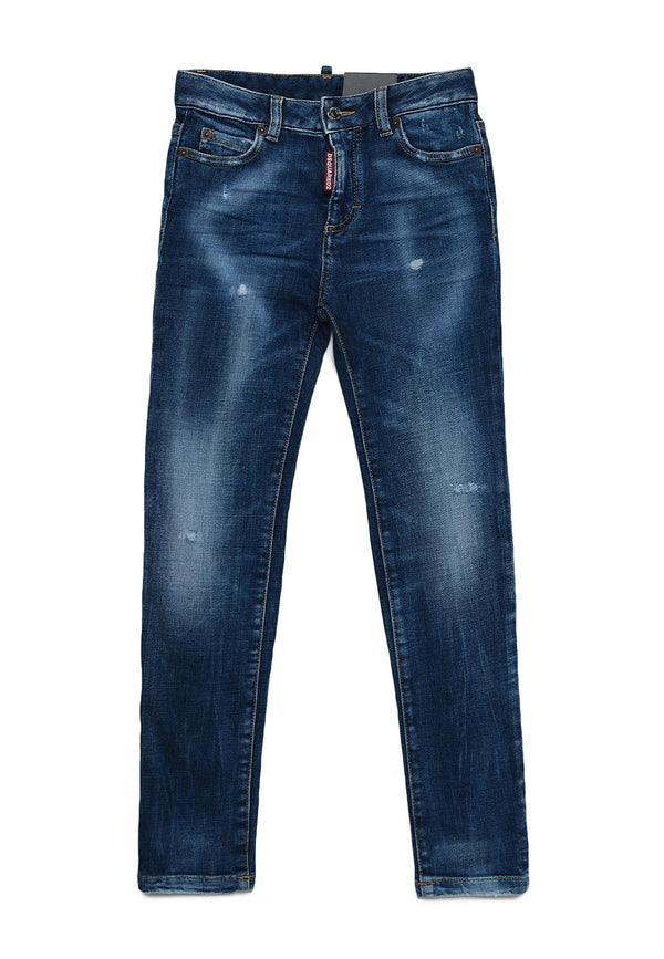 ViaMonte Shop | Dsquared2 teen jeans Twiggy in denim di cotone stretch