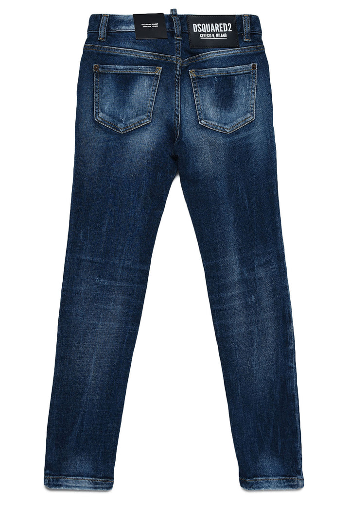 ViaMonte Shop | Dsquared2 teen jeans Twiggy in denim di cotone stretch