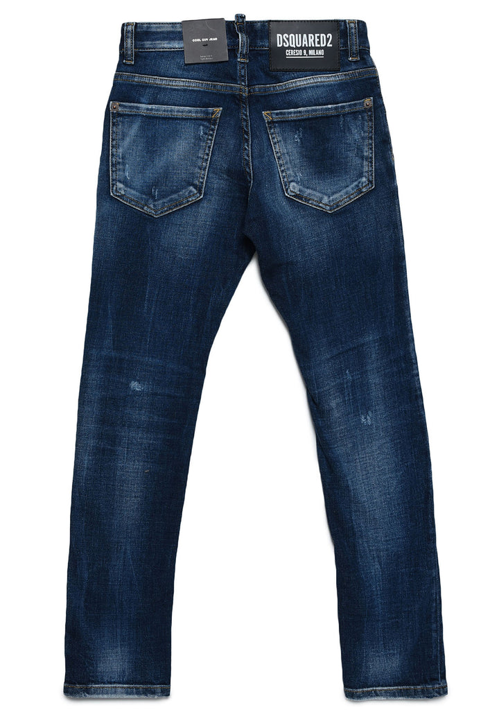 ViaMonte Shop | Dsquared2 jeans bambino Cool Guy in denim di cotone stretch