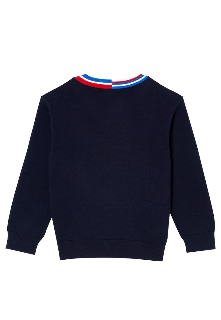 ViaMonte Shop | Lacoste bambino maglia blu in cotone