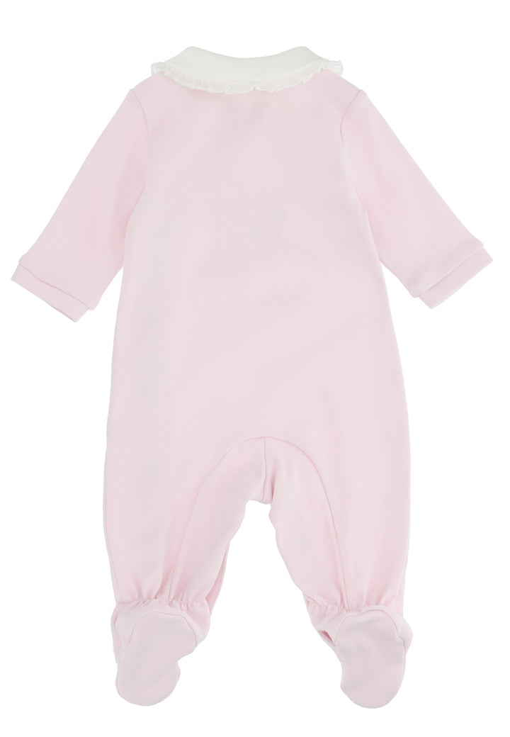 ViaMonte Shop | Monnalisa tutina baby girl rosa antico in cotone interlock