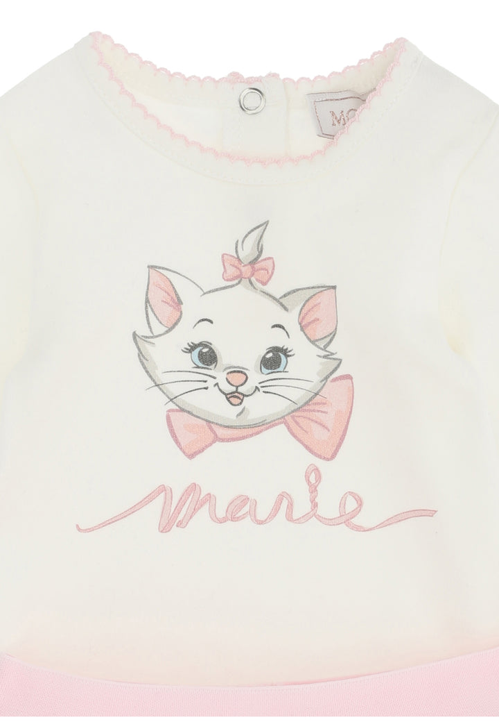 ViaMonte Shop | Monnalisa set tre pezzi baby girl in puro cotone