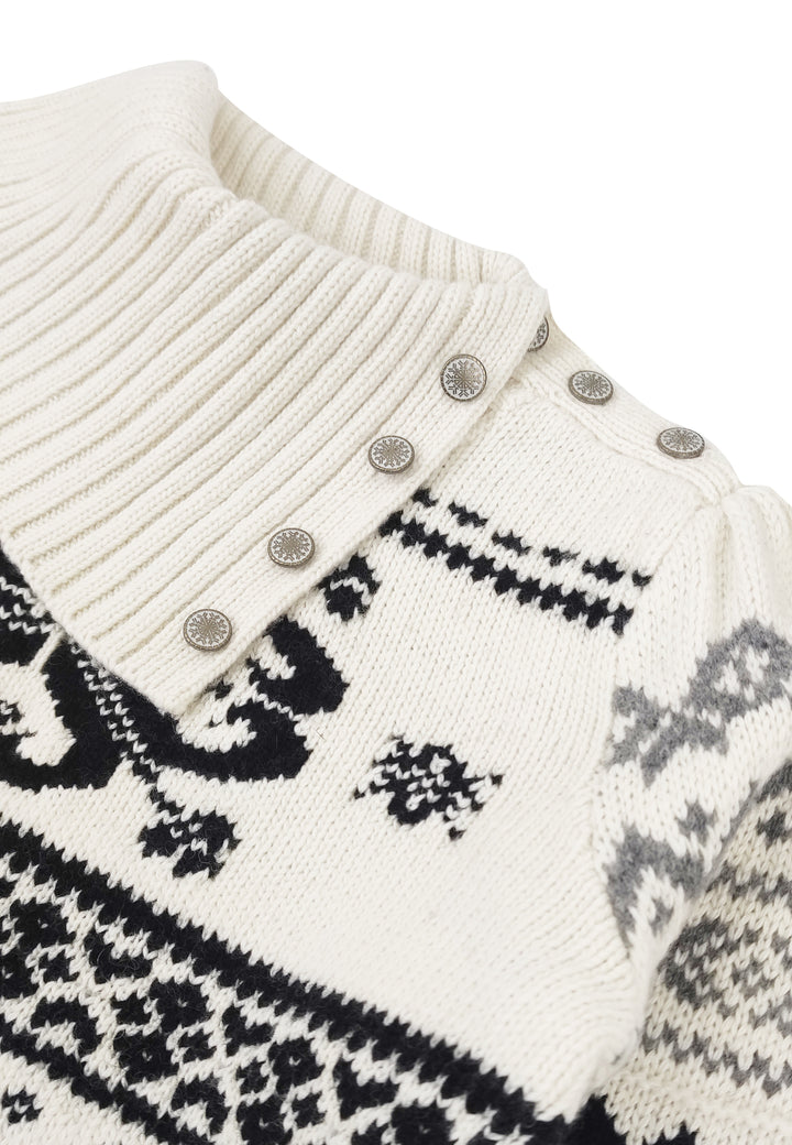 ViaMonte Shop | Ralph Lauren teen maglia panna in misto lana
