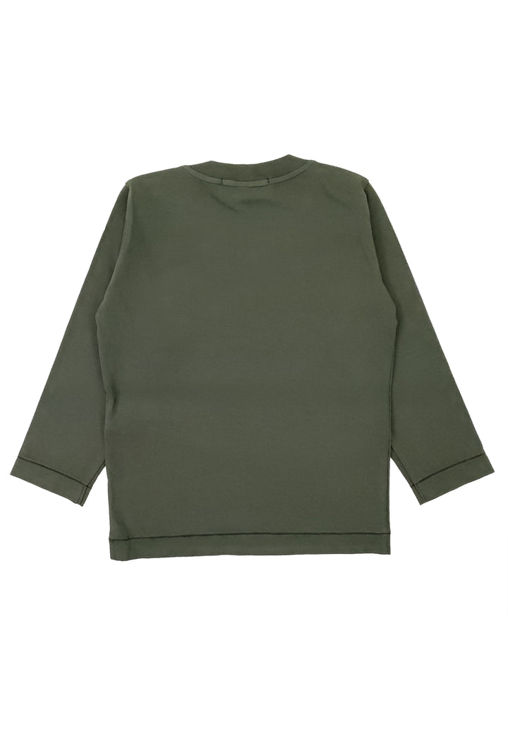 ViaMonte Shop | Stone Island t-shirt verde bambino oliva in cotone