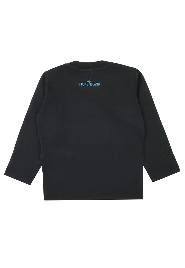 ViaMonte Shop | Stone Island t-shirt teen blu in cotone