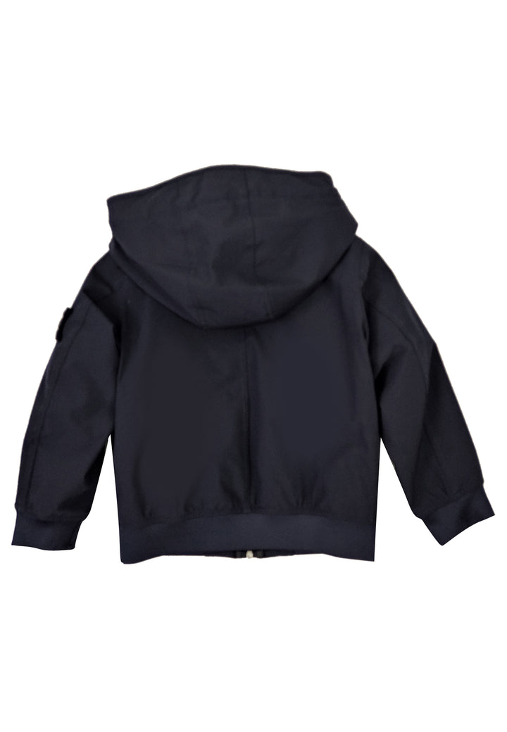 ViaMonte Shop | Stone Island bambino giacca blu con cappuccio