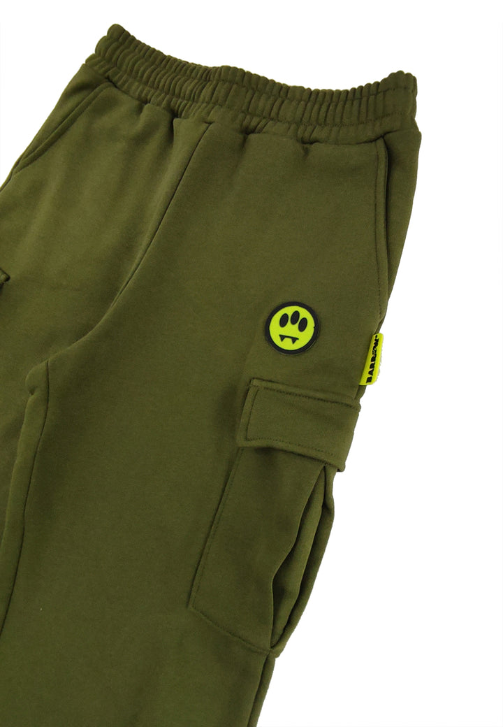 ViaMonte Shop | Barrow Kids pantalone sportivo verde bambino in cotone