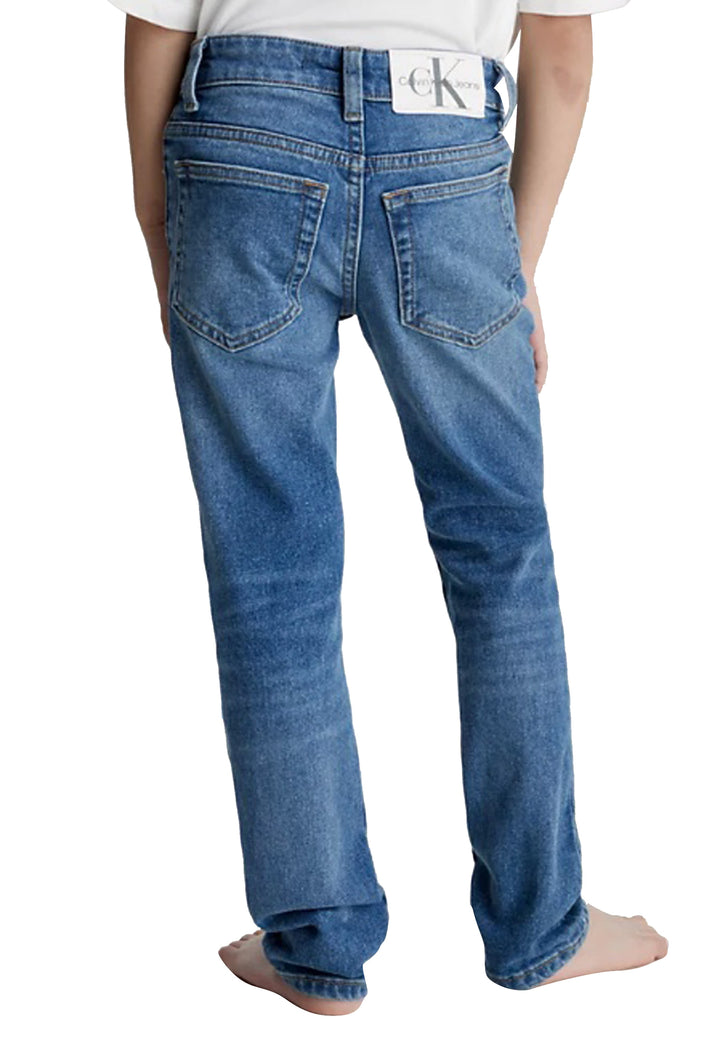 Calvin Klein jeans blu bambino in denim