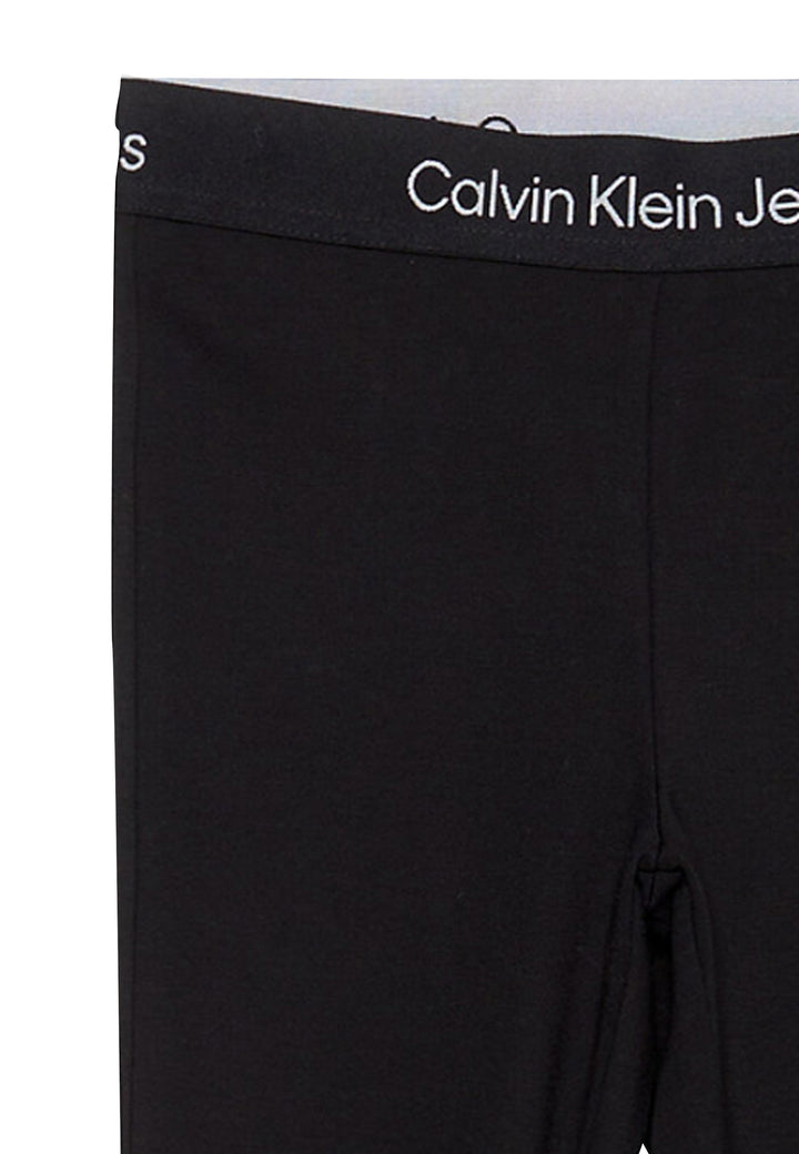 ViaMonte Shop | Calvin Klein Jeans pantalone nero bambina in viscosa