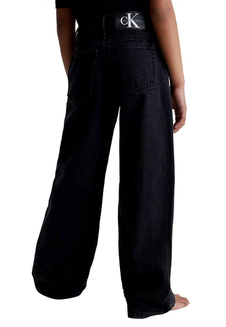 ViaMonte Shop | Calvin Klein jeans neri bambina in denim