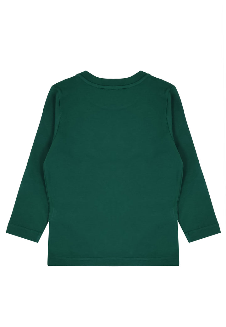 ViaMonte Shop | Diesel Kid t-shirt verde bambino in cotone