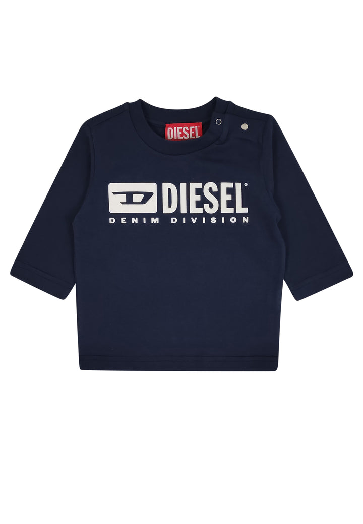 ViaMonte Shop | Diesel Kid t-shirt blu neonato in cotone