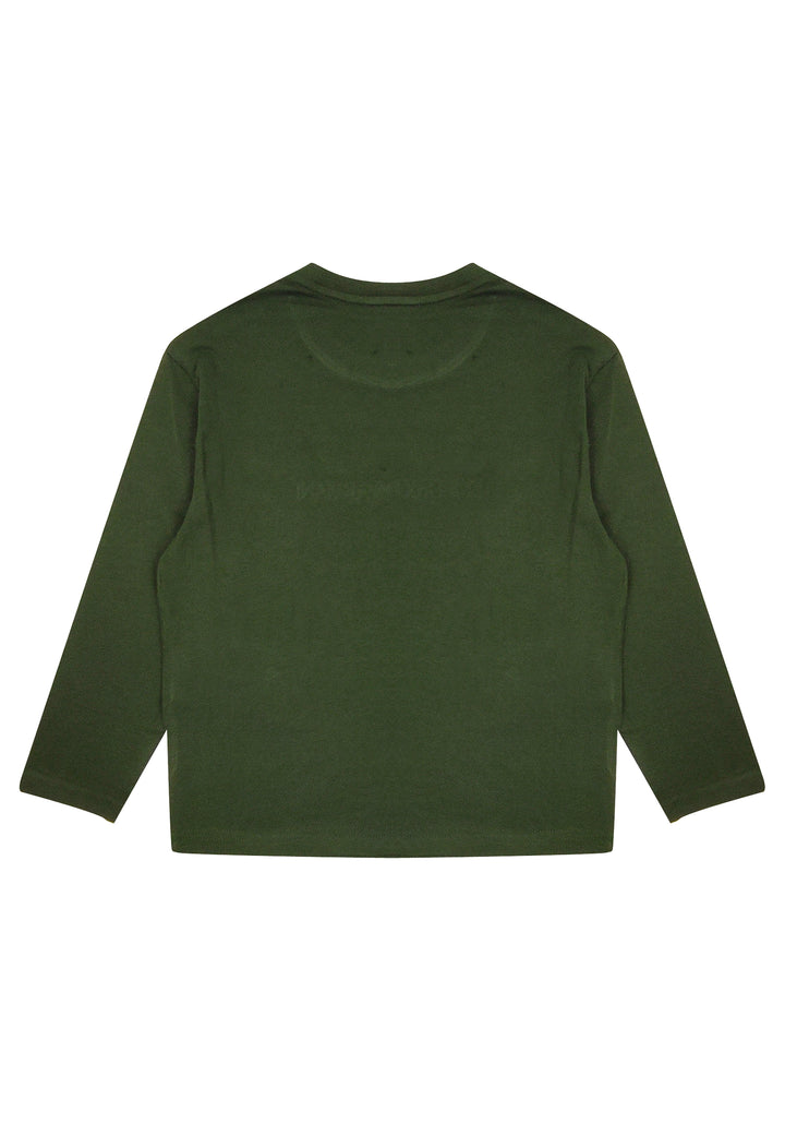 ViaMonte Shop | EA7 Emporio Armani t-shirt verde bambino in cotone