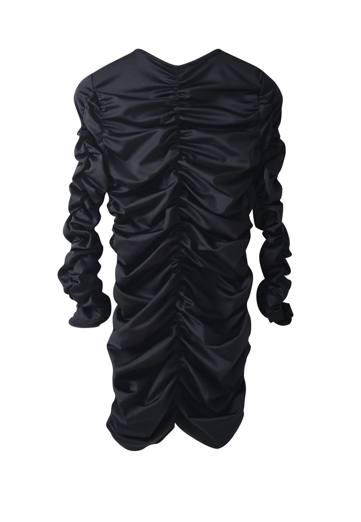 ViaMonte Shop | Elisabetta Franchi vestito nero bambina in lycra