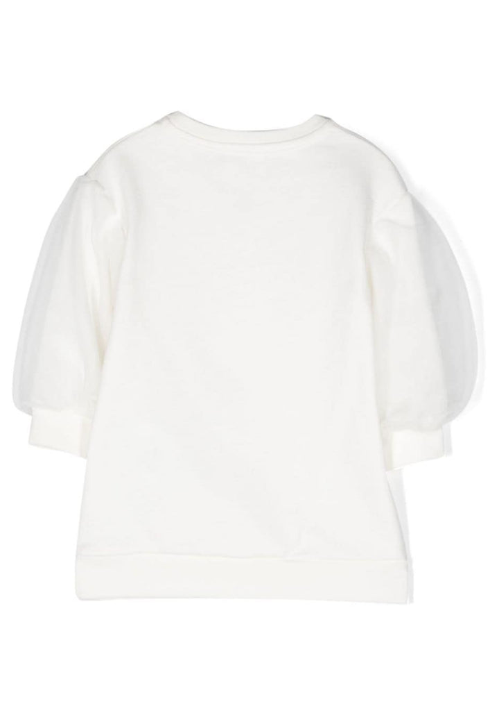 ViaMonte Shop | Elisabetta Franchi vestito bianco bambina in cotone