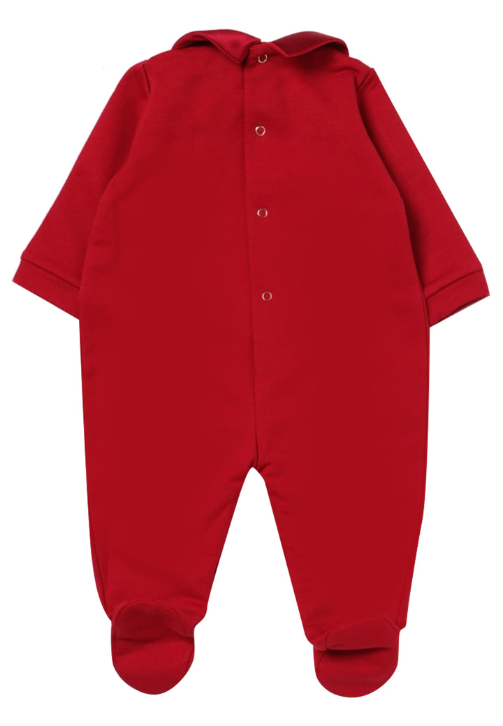 ViaMonte Shop | Elisabetta franchi tutina red velvet neonata in cotone