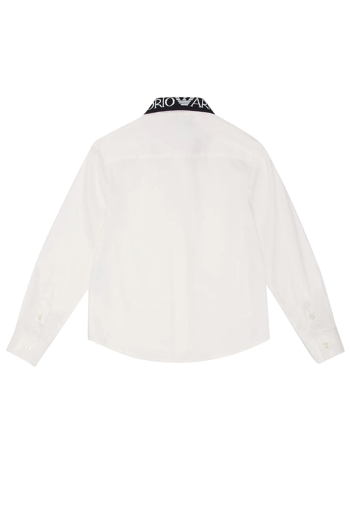 ViaMonte Shop | Emporio Armani camicia bianca bambino in cotone