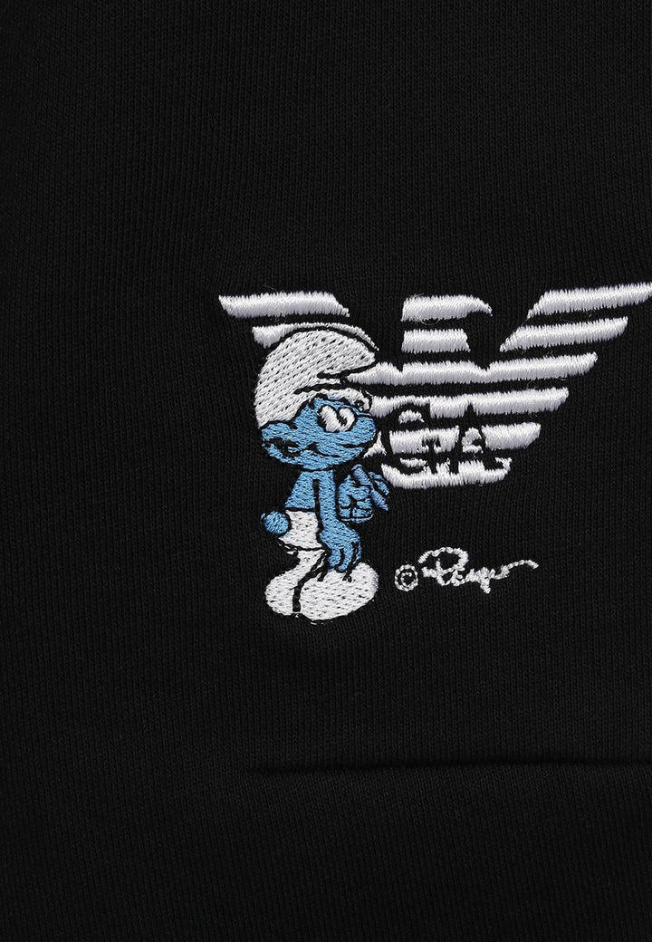 ViaMonte Shop | Emporio Armani pantalone sportivo blu bambino in cotone