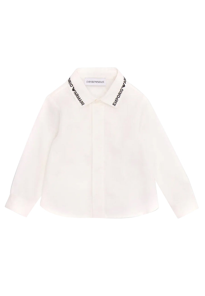 ViaMonte Shop | Emporio Armani camicia bianca neonato in cotone