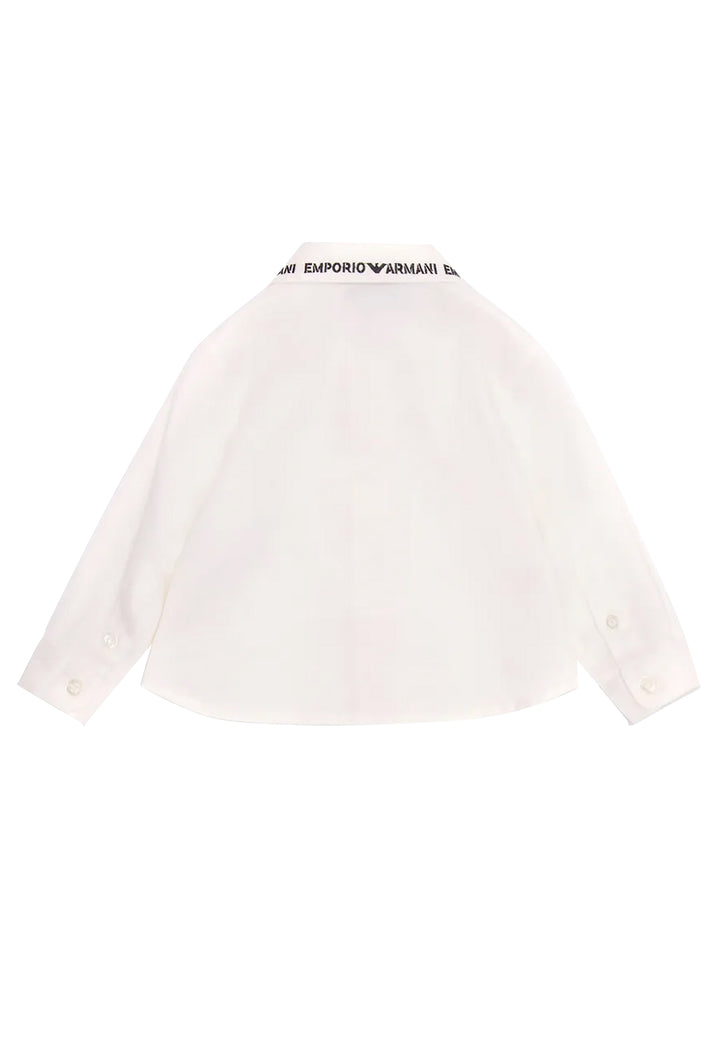 ViaMonte Shop | Emporio Armani camicia bianca neonato in cotone