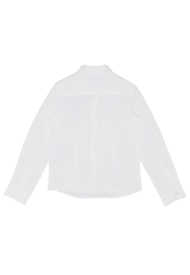 ViaMonte Shop | Emporio Armani camicia bianca bambino in misto cotone