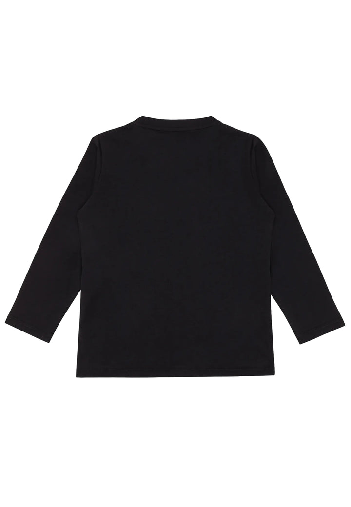 ViaMonte Shop | Emporio Armani t-shirt nera bambino in jersey di cotone