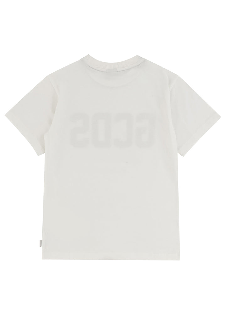 ViaMonte Shop | GCDS t-shirt panna bambino in cotone