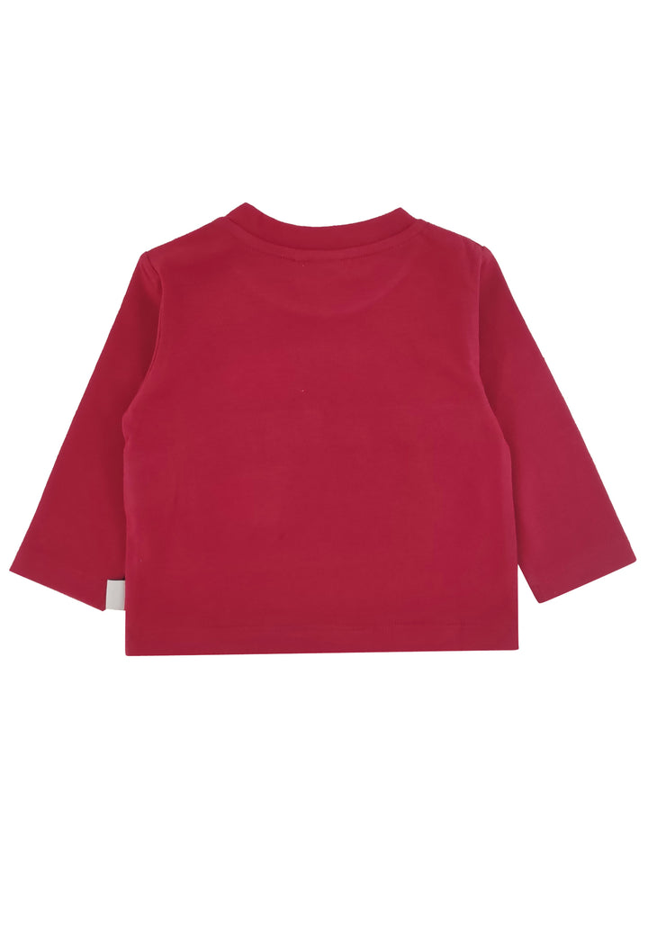 GCDS t-shirt rossa bambino in cotone